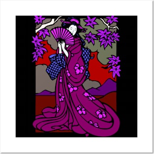 Geisha No. 2 (Color) Posters and Art